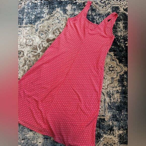 NATORI Abstract Satin Midi Slip Dress Lingerie Inspired Glam Large - Picture 7 of 7